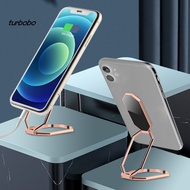 turbobo Phone Holder Foldable Convenient Compact Mobile Phone Desktop Stand for Mobile Phone