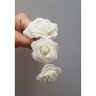 Gumpaste flower edible flower tart cake topper / rose doremi decoration