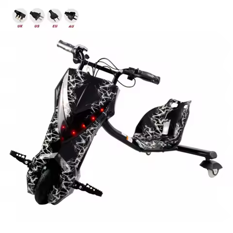 Crazy Cart 36v Electric Drifting Go Kart Variable Drift Tricycle Razor Crazy Cart Electric Go Karts