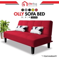 ⚡️LIKE BUG⚡️OLLY Durable 2 SEATER / 3 SEATER /4 SEATER/ Foldable sofa bed / Sofa Katil