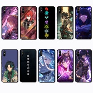 for 3c Xiaomi Redmi 6A 7A 8A 7 8 9 9A 9i 9C NS28 Genshin Impact Game Fashionable soft black phone ca