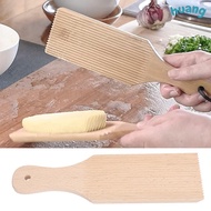 LONNG 3PCS Gnocchi Board, Ridged Surface Beech Wood  Making Tool, Durable Easy Clean Paddle Shape Gn