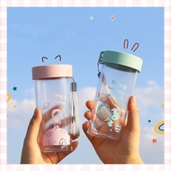Cute double bag water bottle, cartoon astronaut water bottle