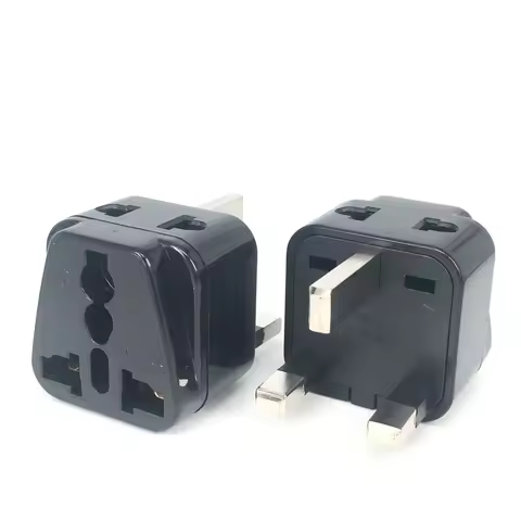 UK, Hong Kong Travel Adapter Plug, OREI Adaptor 2 in 1, For Botswana, England, UAE, Dubai Safe Groun
