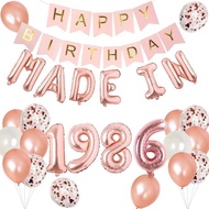 (SG Seller) 40th Birthday Decoration, 40th Birthday Balloon, Decoration Set Decor Kit Made in 1985 S