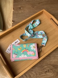 Smiggle Movin' Lanyard Wallet Kids Bags Multifunctional storage Card Holder bag  Children's gifts Attachable  lanyard