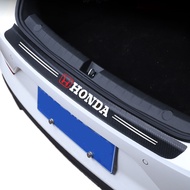 Stiker Pelindung Bumper Belakang Mobil Bahan Carbon fiber Untuk Honda Civic XR-V HR-V City Accord Od