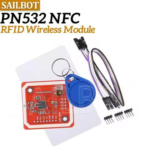1Set PN532 NFC RFID Wireless Module V3 User Kits Reader Writer Mode IC S50 Card PCB Attenna I2C IIC
