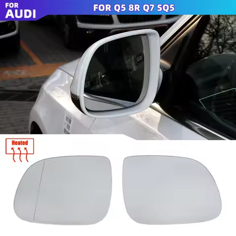 For Audi Q7 2010- 2015 Q5 SQ5 8R 2.0 3.0 3.2 TFSI TDI Accessories Heated Side Wide Angle Wing Rear V