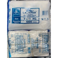 500 pcs 8x11 Calypso blue HD plastic labo