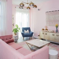 SINAR JOTUN 3183 ENGLISH ROSE 5L MAJESTIC TRUE BEAUTY SHEEN INTERIOR WASHABLE PAINT / CAT DINDING DA