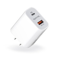 R RONEVER DE049 20W PD Power Supply [Jama] Dual Fast Charge BSMI Qualified Certification