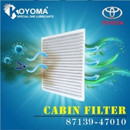 TOYOTA VIOS NCP42 CAMRY ACV30 ESTIMA ACR30 HARRIER ACU30 ALPHARD ANH10 AIRCOND CABIN FILTER 87139-47010