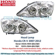 Headlamp headlamp Right Front Light Kiri Honda CRV CR-V 2007 2008 2009 2010 2011 2012 Genuine origin