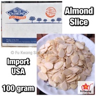 Almond Slice Blue Diamond Kacang Almond 100 gram