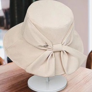 Bow Fisherman Hat Women's Sun Hat UV Resistant Women's Sun Hat