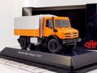 【模型車藝】1/50 NZG Mercedes-Benz Unimog U5000 U 5023越野卡車Orange橘