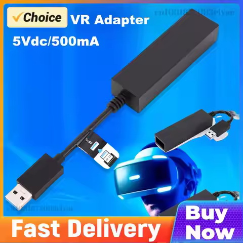 For PS4 Camera Adapter for PS5 Console VR Connector USB3.0 for PS5 VR Conversion Cable Adapter for P