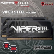 PATRIOT VIPER STEEL DDR4 16GB (2X8GB) 2666MHZ SODIMM - PVS48G266C8S X2 1904T