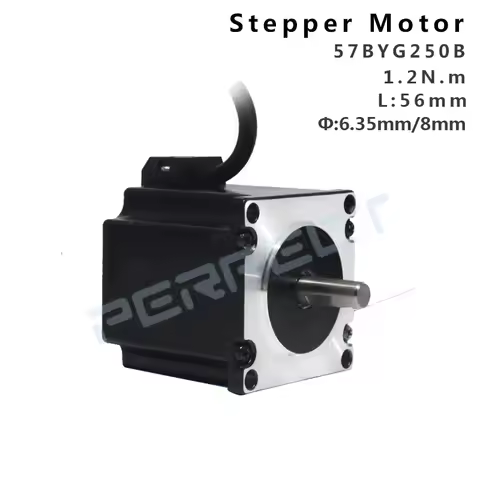 NEMA23 4 Wire 3A 1.2N.m 180Oz-in 57x56 D 8mm 6.35mm NEMA 23 Stepping Stepper Motor for CNC Engraving