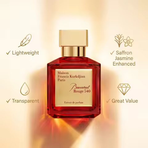 Baccarat Rouge 540 Extrait De Parfum Spray 70ml Maison Francis Kurkdjian Amber Woody Unisex Long Wea