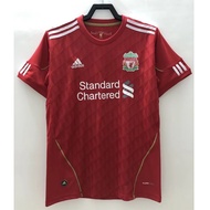 2010-11 Season Liverpool Retro Home Jersey Football Steven Gerrard Shirts