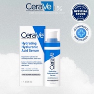 CeraVe Hydrating Hyaluronic Acid Facial Serum 30ml | 3 Ceramides + MVE Tech | 24H Moisture | Non-Sti