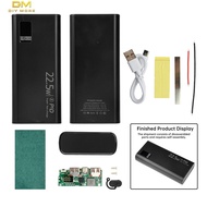 DIYMORE 22.5W Fast Charging Power Bank DIY Kit 1260110 Battery Case Power Bank DIY Kit 20000mAh Blac