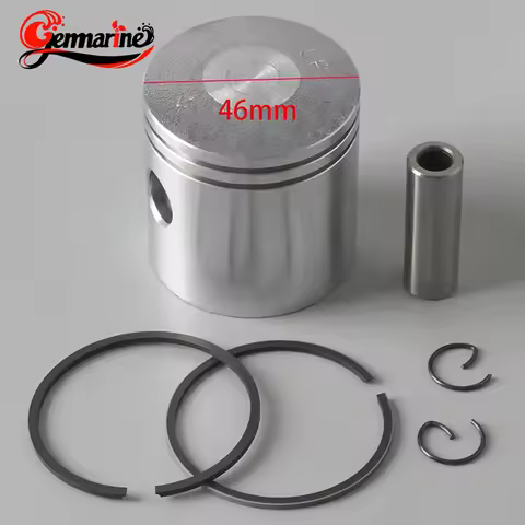 6L5-11631 Piston Set (STD) For Yamaha 3HP 2 Stroke Outboard Engine 6L5-11631-00 6L5-11610-00 (46mm)