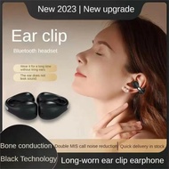 Monaural Open-Ear Bone Conduction Headphones ENC Wireless Ea