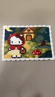 Kitty拼豆成品