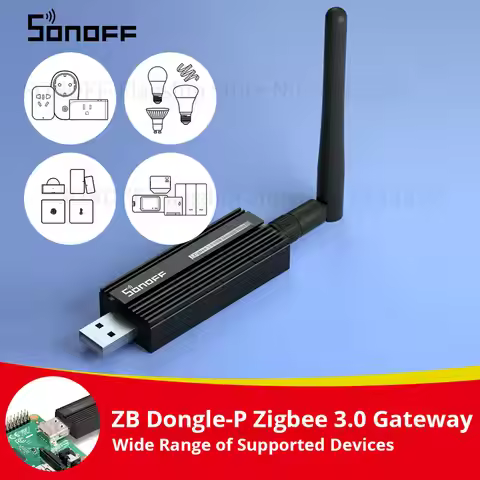 SONOFF ZB Dongle-P Zigbee 3.0 USB Dongle Plus Universal Zigbee Gateway Support via ZHA or Zigbee2MQT