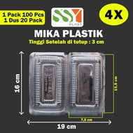 4X Plastic Mica Cake Mica Size 4X Yellow Rice Mica