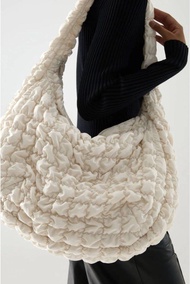 COS Large Quilted Bag in White 白色大號雲朵包 [Jennie同款]