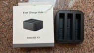 Insta360 X3 Fast Charge Hub 充電底座加送兩粒電池
