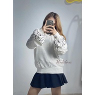 MDLV ~ MK2D972 Amanda Embroidery Knitted Top