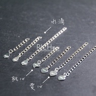 [Rich Handmade] 925 Silver Sterling Silver Extension Chain Extension Chain Extension 925 Extension C