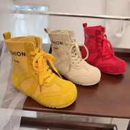 Girls Wasteland Thin Short Boots Breathable Boots Retro Canvas Fashion Boots