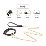 BDSM Collar &amp; Leash, Bondage Choker, Adult Men/Women Submissive Sex Toys SX14087