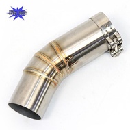 Slip on for  959 Panigale 60mm Motorcycle Exhaust Middle Link Pipe Escape Stainless Steel Muffler