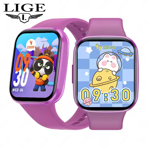 LIGE New Smart Watch Kids Sport Watch for Boys Girls Activity Tracker Body Temperature Monitor IP67