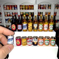 【hot sale】 miniature beer gin bilog dollhouse diorama sylvanian figure doll ginebra red horse tandu