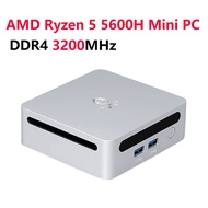 SZ AMD Ryzen 5 5600H Windows 11มินิพีซี DDR4 3200เมกะเฮิร์ตซ์16กิกะไบต์512กิกะไบต์ NVMe SSD 2 * DDR4สล็อต WIFI6สก์ท็อปเกมคอมพิวเตอร์