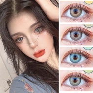 【🇲🇾Destiny Western Eyes🇲🇾】Gossip 14MM Grey/Brown/Blue/Green Korea Color Contact Lens Free Lens Case
