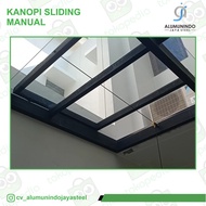 PROMO kanopi skylight sliding manual