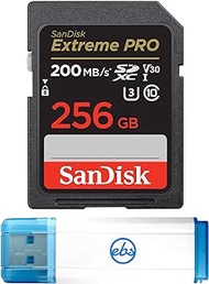 SanDisk Extreme PRO 32GB SD UHS-II Memory Card Works with Sony a6700, a7CR, a7Cm2, Mirrorless Cameras (SDSDXDK-032G-GN4IN) V90 U3 Bundle with 1 Everything But Stromboli 3.0 Micro &amp; SDXC Card Reader