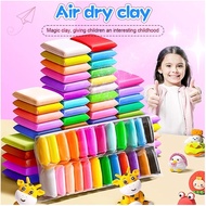 12/24/36/48 PCS Air-dried Clay, Coloured Soft Clay Made With Children's Tools