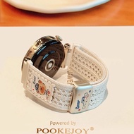 New Bear Knitted Magnetic Strap Suitable for Huawei GT5 Watch GT4watch4GT32 Summer Fit3FIT4