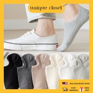 Unique Closet 1 Pair Plain Sock Ankle Socks Women Stocking Women Stoking Men Stokin Muslimah 襪子襪子