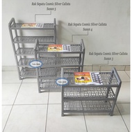 Shoe Rack, Shoe Rack, Cosmic Calista Plastic Sandal Rack, 3 Tiers, 4 Tiers, 5 Tiers